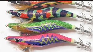Shrimp Hook 10.5CM-12.2G/11.5CM-14.2G Colorful Wooden Shrimp Hook Biomimetic Lively False Wooden Shrimp Hook