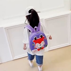 Balo cho bé in nổi 3D tuần lộc đáng yêu Balo trứng hoạt hình noel dễ thương cho bé mẫu giáo mầm non BOLALA STORE BA014