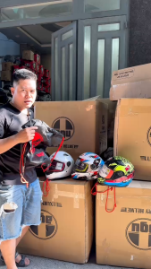 Nón bảo hiểm Fullface AGU tem Thitipong chính hãng siêu đẹp tặng túi rút