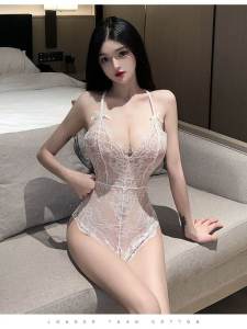 เซ็กซี่ลูกไม้Bodycon Shapewearสําหรับผู้หญิงแขนกุดไนลอนเอวกระชับPush Upชุดสูทฤดูร้อนบางส่วนน่ารักเข็มขัดเอว