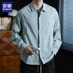 ROMON | Sun Protection Lightweight Breathable Outdoor Sport Casual Long Sleeve Shirt