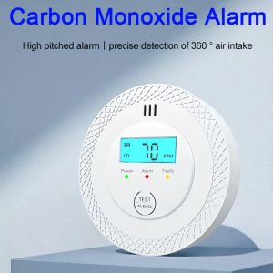Carbon Monoxide Detector Independent Security Protection Gas Detector LCD Digital Display Home Warning Real-Time Alarm
