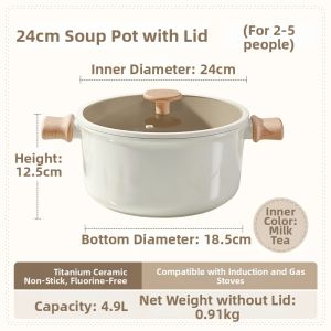 CAROTE | Multipurpose Non-stick Soup Pot Household