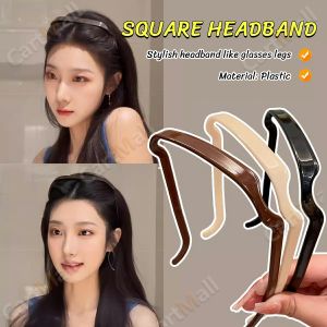 New Square Headband Hair Hoop Curly Thick Hair Head Band Hair Accessories