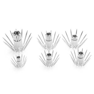 10 pcs Sea fishing with wooden shrimp squid hook umbrella hook squid needle no barb sea fishing hook