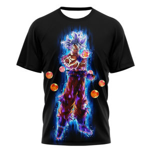 Bandai | 2026 Hot Selling Summer Fashion Dragon Ball Wukong 3D Printed T-shirt Outdoor Hip-hop Street Quick Drying T-shirt Plus Size