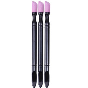 Wholesale 1-10pcs Stone Scrub Nail File Rods Cuticle Remover Dead Skin Remover Perfect Gift Lightweight Portable Manicure Tools