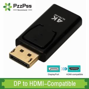 Bộ Chuyển Đổi DisplayPort DP Male Sang HDMI Female 4K Bộ Chuyển Đổi Âm Thanh Video Cho Máy Tính TV Laptop