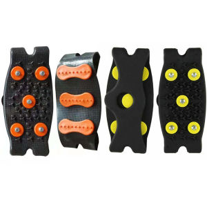5-Stud Grips crampon chống trượt mùa đông móng vuốt bám trên băng ngoài trời cho nam nữ chuỗi Giày gai