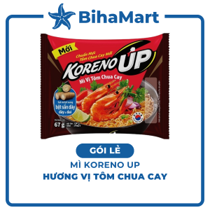 [GÓI LẺ] - PALDO - Mì KorenoUp Tôm Chua Cay Mì Koreno Up Tôm chua cay Mì Tôm chua cay KorenoUp Mì Koreno gói (67g/gói)