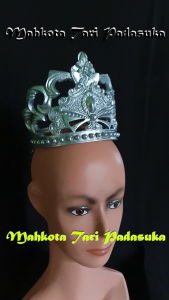 Mahkota Kening Ratu Sosopan Warna Silver / Mahkota Kening Tari / Aksesoris Tari Kode SAI-MKS018
