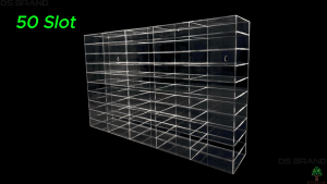 Acrylic ID Card Storage Box / Rak Kad Akrilik Guard House 30 Slot DS BRAND M2