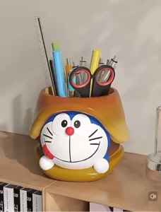 Ống Đựng Bút Doraemon Đa Năng | Hộp Đựng Bút Để Bàn Hoạt Hình Dễ Thương Trang Trí Góc Học Tập