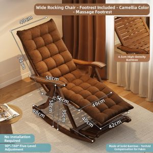 ZHUSHANXIA | Folding Multi-purpose Recliner Balcony Use