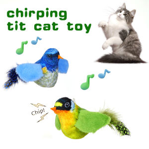 1pc Bird Design Pet Plush Squeaky Toy Chew Durable Cat Toy For Cat And Dog Interactive Supply