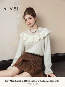 AIVEI | Gentle Sweet Romantic Winter Knit Top