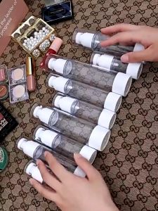 Botol Airless PUMP Lotion Serum Travel Size Refillable Bottle Vacuum Treatment Botol Lotion Refill