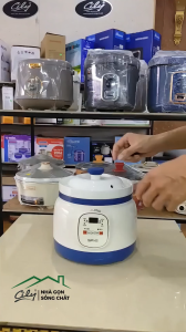 Nồi Hầm Điện SPHE – Nồi Nấu Chậm Đa Năng - Lòng Nồi Gốm Sứ Cao Cấp – Dung Tích 1.8L/3.8L – Bảo Hành 12 Tháng