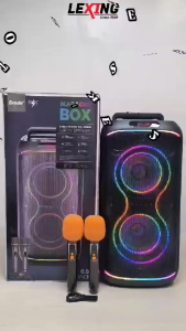 New arrival 6.5 inches speaker with 2 rechargeable microphone BTS-2255