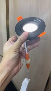 Đèn âm trần chính hãng Anfaco AFC-672 LED 5W lắp shop thời trang quán Coffee Showroom nội thất
