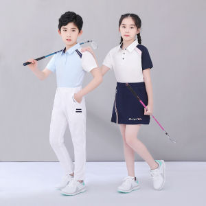 Boys Tshirt Summer Sports Wear: Short Sleeve Youth Top & Breathable Quick Drying Girls Polo Shirt