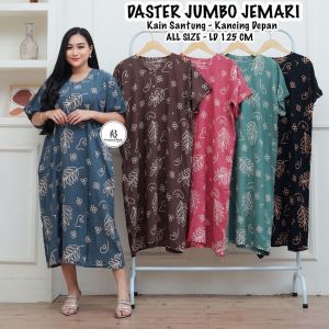 daster viral jumbo motif jemari Ld 125 bahan rayon santung premium busui kancing depan adem nyaman digunakan dress abg wanita dewasa baju tidur baju santai tebal murah berkualitas promo diskon grosir obral cantik pekalongan bali voucher warna lengkap cod