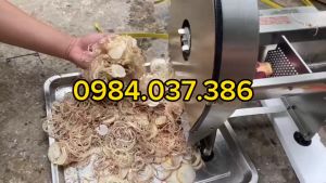 Máy thái hoa chuối chuối xanh bằng điện