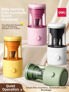 deli | Silent Electric Pencil Sharpener for Kids