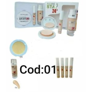 [Ready Stock] FOUNDATION AND COMPACT POWDER SUPERSTAY 24H 3IN1 GIFT SET-NATURAL COLOR