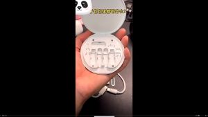 [Ready Stock] 5 in 1 Fast Charging Round Box Cable with Phone Holder