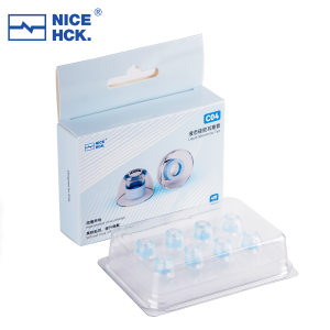 NICEHCK C04 Liquid Silicone Eartips Noise Lsolating Soft Expand Soundstage IEMS Accessory for NX8 Himalaya DaVinci Explorer GATE