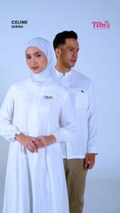 NIBRAS RAYYA SERIES TERBARU COUPLE KELUARGA 2025 CELLINE WHITE