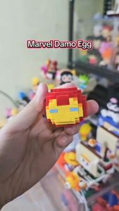Damo Egg Avengers Mini Building Blocks Nano Brick The Revenger Cartoon Cute 3D Assemble Toy DIY Gift