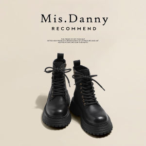 Mis.Danny | Giày Bốt Nữ Đế Dày Thời Trang Màu Anh