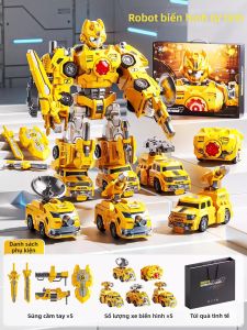 JIHU | Đồ chơi Robot Mecha biến hình nam châm cho bé trai