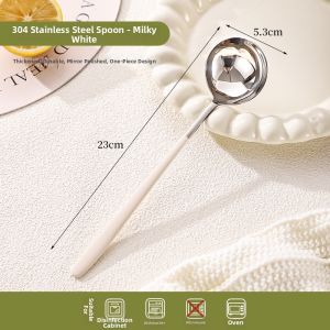 OUSKA | Large Deep Thick Spoon 304 Stainless Steel