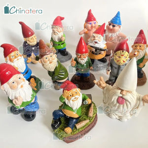 รูปปั้นคนแคระ เรซิน รูปปั้น เอลฟ์ งานฝีมือเรซิน รูปปั้นโพลีเรซิน ของตกแต่งบ้าน ตูกตาแต่งสวน ตูกตาคนแคระ รูปปั้นสวน ตูกแต่งสวนนางฟ้า