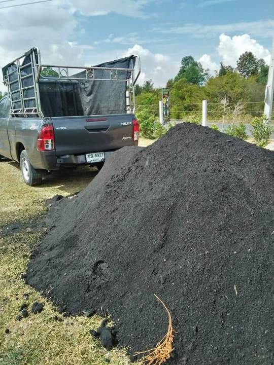 แกลบดำแกลบเผา 1 กระสอบ 10-13 กิโลกรัม