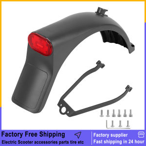 Electric Scooter Rear Mudguard Led Taillight for Xiaomi 5 Pro Kickscooter Rear Fender Bracket Mud Guard Repair Parts Accessories