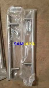 Handle Laci BESI STAINLESS / Tarikan Lemari TERMASUK SKRUP / Minimalis Nickel model Huben bulat RRT