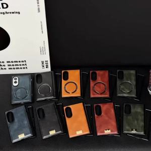 Business Luxury Leather Magnetic Case for Samsung Galaxy Z Fold 8 Ultra Fold 7 6 5 Fold8 Wide Hinge Protection for Magsafe Cover