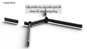 Giá treo tivi di động HyperWork Era Stand TVC03 - Bảo Hành 24 Tháng