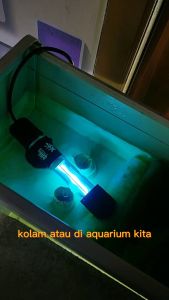 Lampu UV Nikita Star 5 7 9 11 Watt Pembasmi Bakteri Alga Pada Aquarium Aquascape dan KolamAksesoris Lampu Ultraviolet Sterilizer Koi
