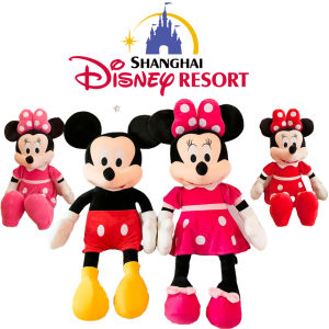Disney 35/50cm Mickey Mouse Plush Toys Kawaii Anime Mickey Minnie Stuffed Plushies Models Decoration Doll for Kids Birthday Gift