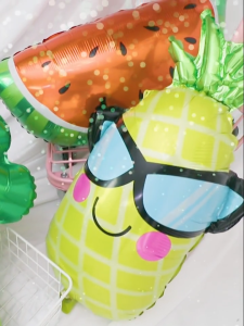 Balon Foil Jumbo 1pcs Buah Dan Sayuran / Fruit Vegetable Balloon Apel Strawberry Jagung Wortel Alpukat Anggur Cabai Hiasan Dekorasi Ulang Tahun Summer Festival