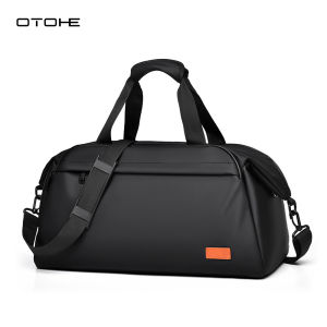OTOHE Mens Travel Bag Sports Bag Fashion Luggage Bag Outdoor Fitness Bag Handbag Sling Bag Gym Fashion Men Women Dry Wet Separation Travel Bag Portable Travel Yoga Swimming Bag