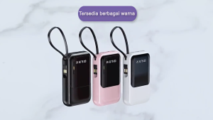 Mini Powerbank 20000mAh Fast Charging Powerbank With Cable And LED Display Powerbank Original