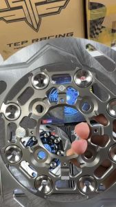 Đĩa thắng TQ6 mẫu K4 lòng nhôm 220mm MS06