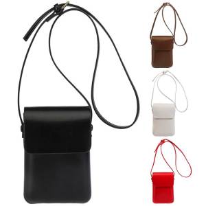 Womens Fashion Crossbody Bag PU Leather with Adjustable Strap for Work and Leisure