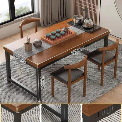 Tea Table and Chairs Set for Brewing Office Balcony